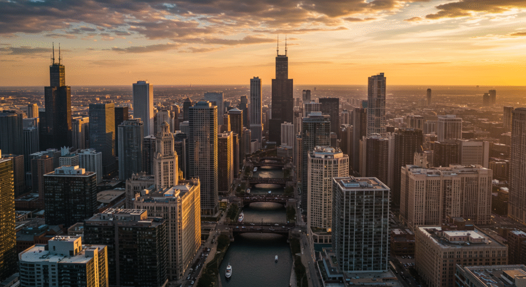Playful Chicago Instagram captions