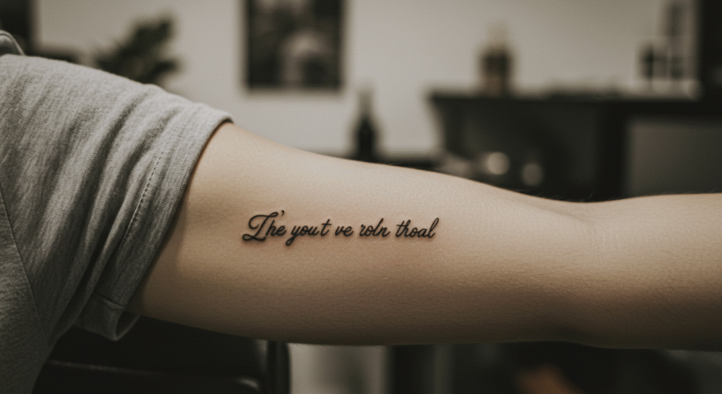 Tattoo captions