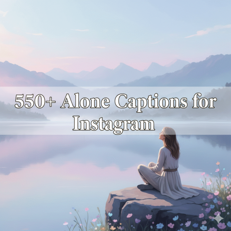 alone captions