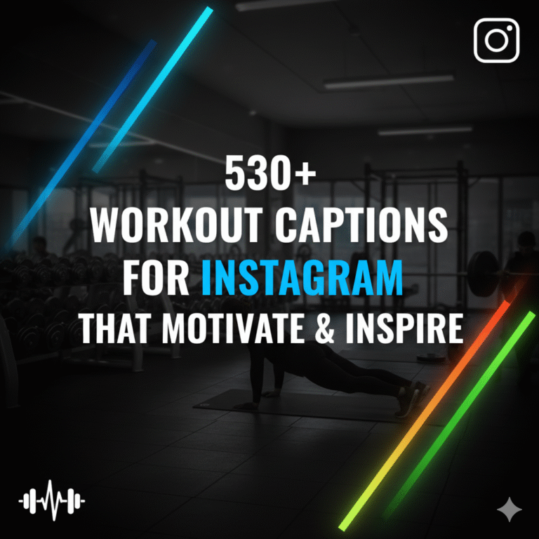workout captions for ig