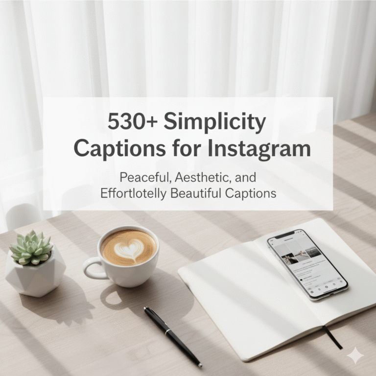 Simplicity Captions