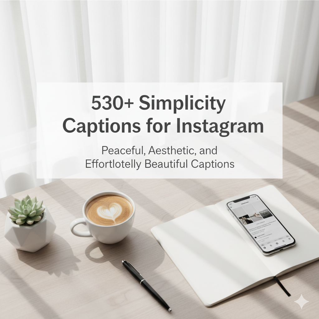 Simplicity Captions