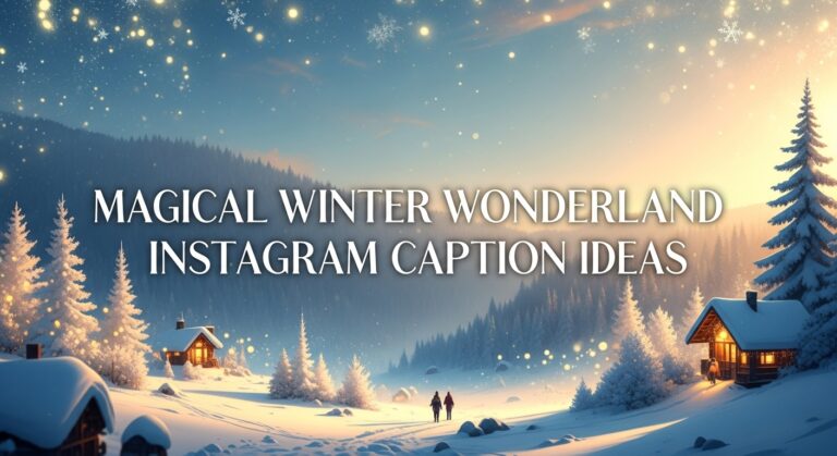 Magical Winter Wonderland captions