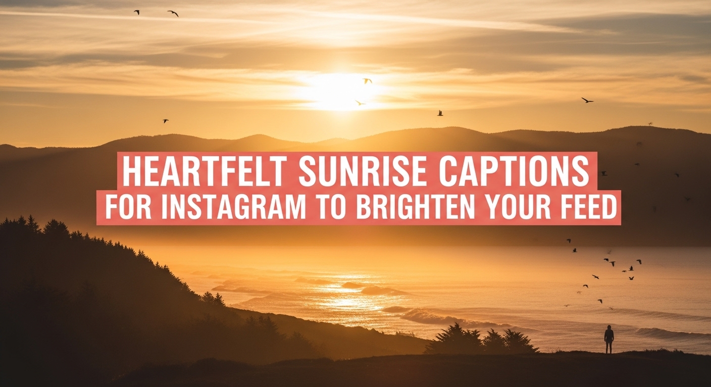 Sunrise captions