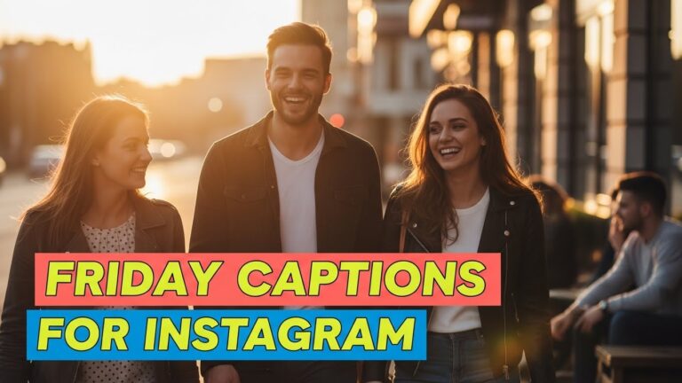 Friday captions for Instagram