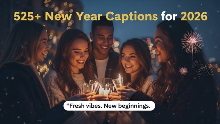 New year captions