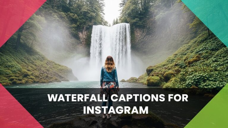 Waterfall Captions for instagram