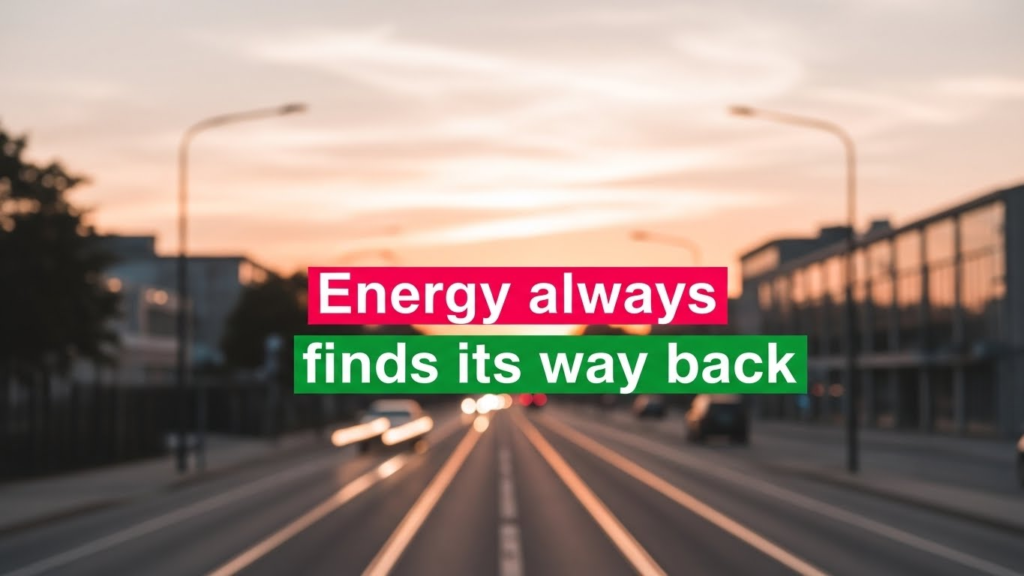 Energy always finds its way back